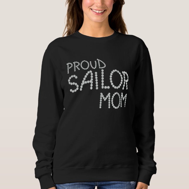 Sudadera Mujeres de velero Navegando Capitán Barco Orgullos (Anverso)