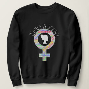 Sudadera Mujeres En Ciencia Género Mujer Diseño Relleno De