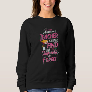 Sudadera Mujeres enseñando letra de impresión de profesor d