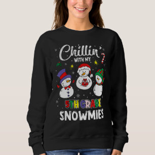Sudadera Mujeres Escalofriantes Con Mi Maestra De Nieve De