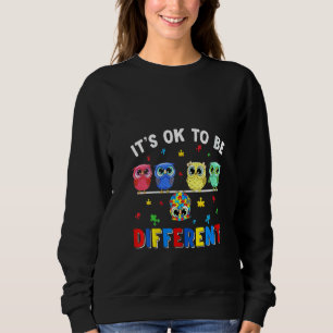 Sudadera Mujeres está bien ser diferente para animales de b