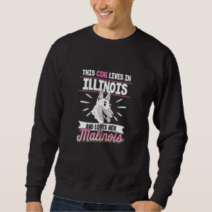Sudadera Mujeres Esta Chica Vive En Illinois Y Ama A Su M