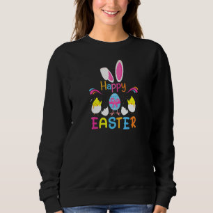 Sudadera Mujeres felices conejo conejo conejo de pascua día