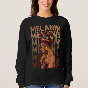 Sudadera Mujeres Fuertes Negras Afro Amor Melanina Afroamer