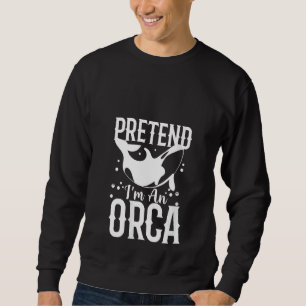 Sudadera Mujeres Gráfico de Orca para mujeres hombres niños