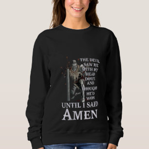 Sudadera Mujeres Hasta Que Dije Amén Cristiano Para La Igle