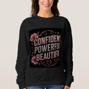 Sudadera 🌸 Mujeres Hermosas Poderosas y Seguras Cita 💗