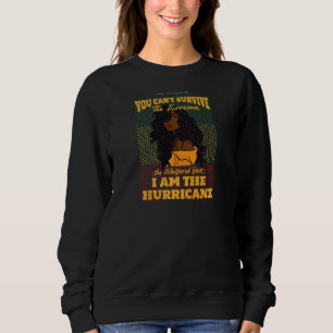 Sudadera Mujeres Hurrikan Chica Afro Magic Du Kann Mich Nic