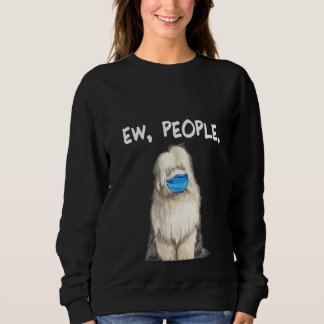 Sudadera Mujeres Jóvenes Sheepdog Ingleses Uchando Perro