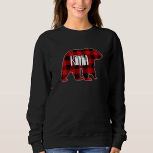 Sudadera Mujeres Kimia Oso Personalizado Búfalo Rojo Toco C