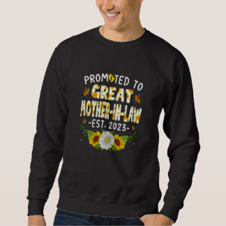 Sudadera Mujeres Lindas Ascendidas a Suegra Genial 2023 N