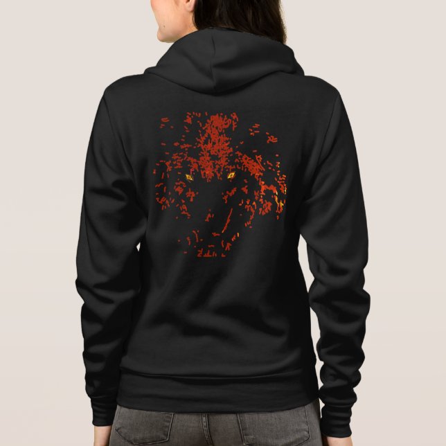 Sudadera mujeres lobo (Reverso)