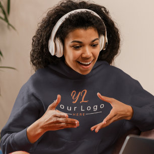 Sudadera Mujeres logo empresarial impresión simple frente +