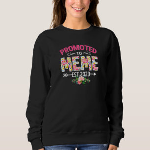 Sudadera Mujeres Mamá Nueva Lindo Ascendido A Meme 2023 Mad