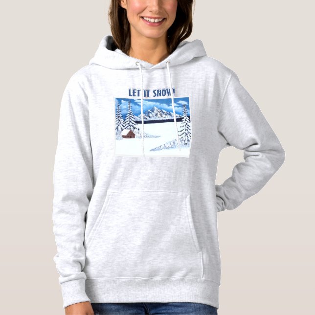 Sudadera Mujeres Maravilla de Invierno (Anverso)