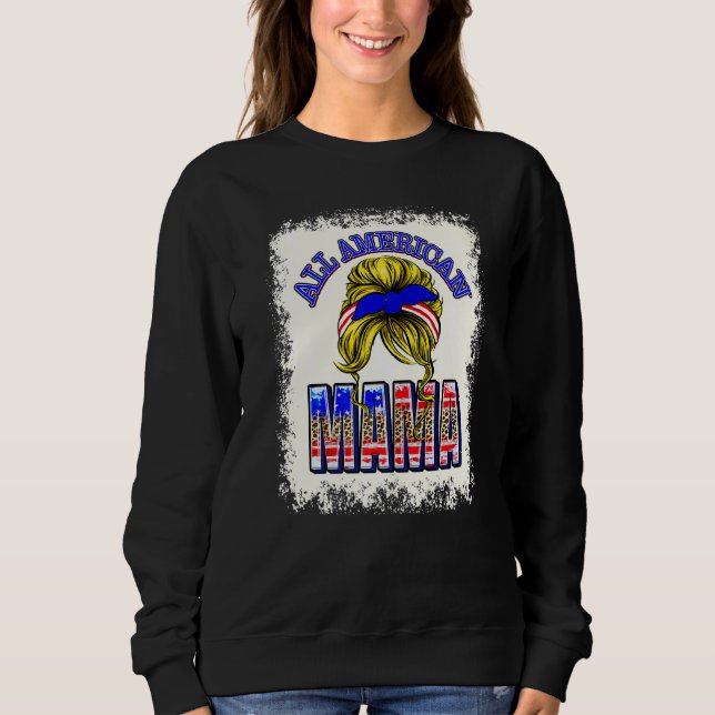 Sudadera Mujeres Mayores Bleached Todas Las Mujeres America (Anverso)