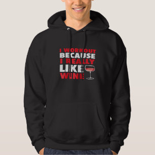 Sudadera Mujeres Me ejercito porque realmente me gusta el v