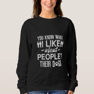 Sudadera Mujeres me gustan los perros de otras personas