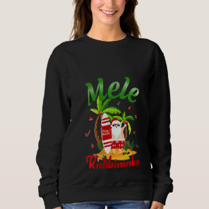 Sudadera Mujeres Mele Kalikimaka Navidades hawaianas Hawai