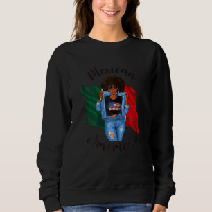 Sudadera Mujeres Mexicanas Americanas Negras Mujeres Mujer