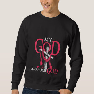 Sudadera Mujeres Mi Dios Es Un Dios Increíble, Cr De Fe Cri