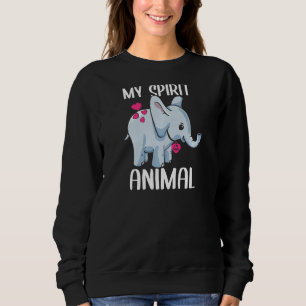 Sudadera Mujeres Mi Espíritu Elefante Animal Yo Amo A Mamá 