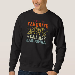 Sudadera Mujeres Mi Favorito Me Llaman Babushka Retro