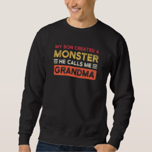 Sudadera Mujeres Mi Hijo Creó Una Monstruosa Abuela