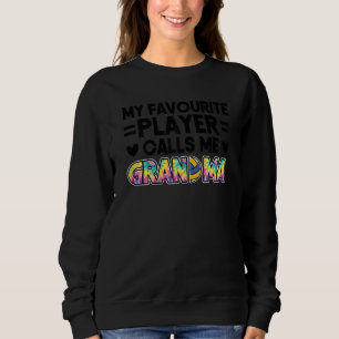 Sudadera Mujeres mi jugador favorito me llama voleibol de l