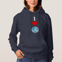 Sudadera Mujeres Nadando y buceando Me Encanta El Natación 