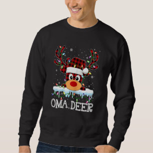 Sudadera Mujeres Navidades de ciervos de Oma Ropa Rana Fami