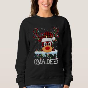 Sudadera Mujeres Navidades de ciervos de Oma Ropa Rana Fami