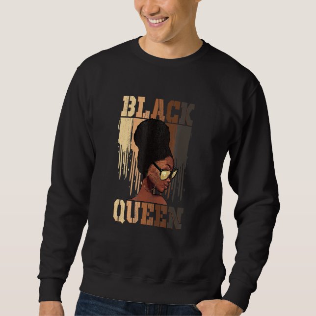 Sudadera Mujeres negras africanas negras, raza negra (Anverso)