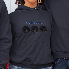 Sudadera Mujeres negras, afro Guay, azul marino