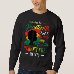 Sudadera Mujeres negras Juntas porque mi antecesor no era p