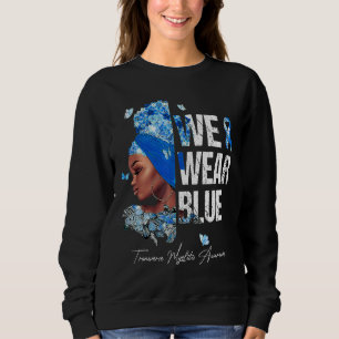 Sudadera Mujeres Negras Que Usamos Mielitis Transversal Azu