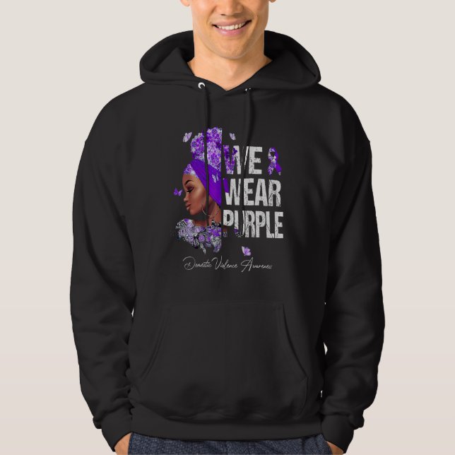 Sudadera Mujeres Negras Que Vemos Con Conciencia De La Viol (Anverso)