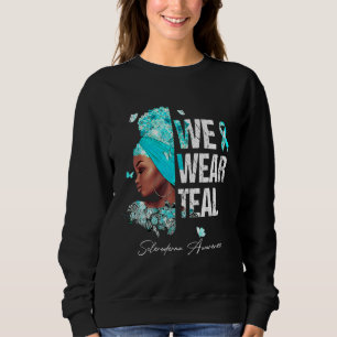 Sudadera Mujeres negras usamos conciencia de esclerodermia
