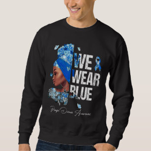 Sudadera Mujeres negras usamos conciencia de la enfermedad
