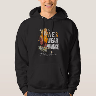 Sudadera Mujeres Negras Usamos Conciencia Naranja De Cobert