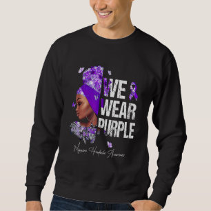 Sudadera Mujeres negras usamos maleza morada migraña