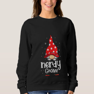 Sudadera Mujeres Nerdy Gnome Navidades divertidos coincidie