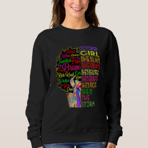 Sudadera Mujeres Octubre Chicas de Cumpleaños Octubre Chica