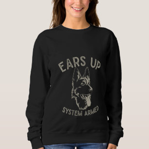 Sudadera Mujeres Oídos Por El Sistema Perro Armado Animal A