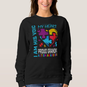 Sudadera Mujeres Orgullosas Abuela Autismo Conciencia Abuel