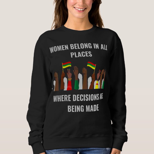 Sudadera Mujeres Pertenecientes A Las Que Se Adoptan Decisi (Anverso)