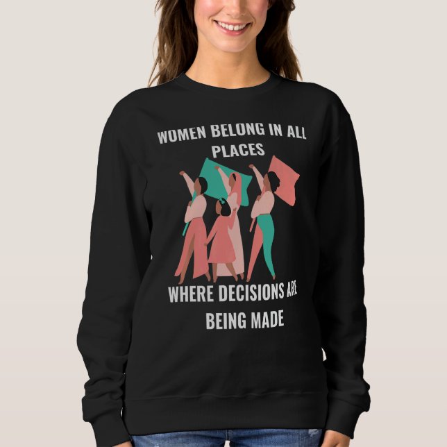Sudadera Mujeres Pertenecientes A Las Que Se Adoptan Decisi (Anverso)