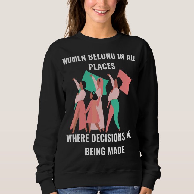 Sudadera Mujeres Pertenecientes A Las Que Se Adoptan Decisi (Anverso)