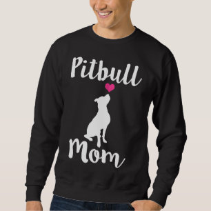 Sudadera Mujeres Pitbull Mamá Bulldog de foso Mamá