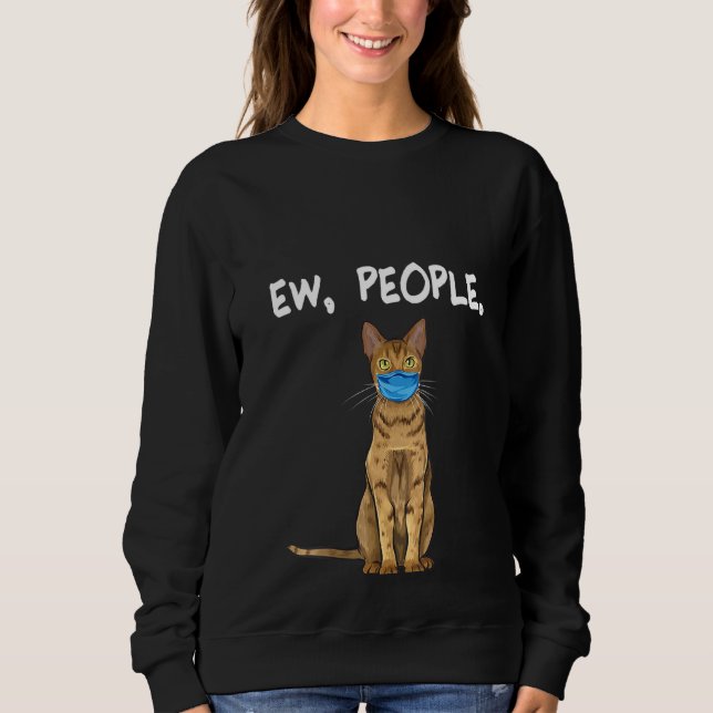 Sudadera Mujeres Pixiebob Ojo Gato Con Máscara De Cara (Anverso)